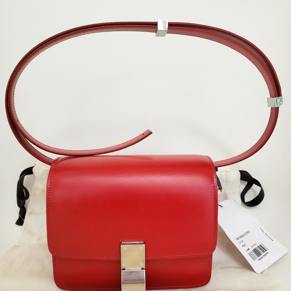 New Celine Paris Small Box Red bag - Picture 2 of 15